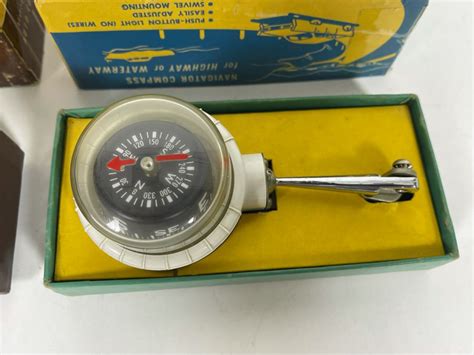 Vintage Airguide Nomad No.79 Compass in Original Box With 